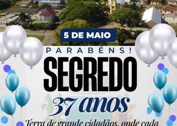 ANIVERSÁRIO: Parabéns Segredo, 37 Anos de Emancipação!